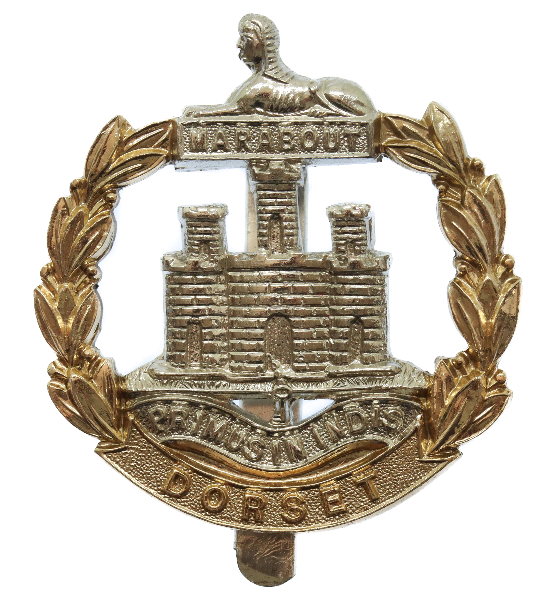 Dorset Regiment Anodised (Staybrite) Cap Badge