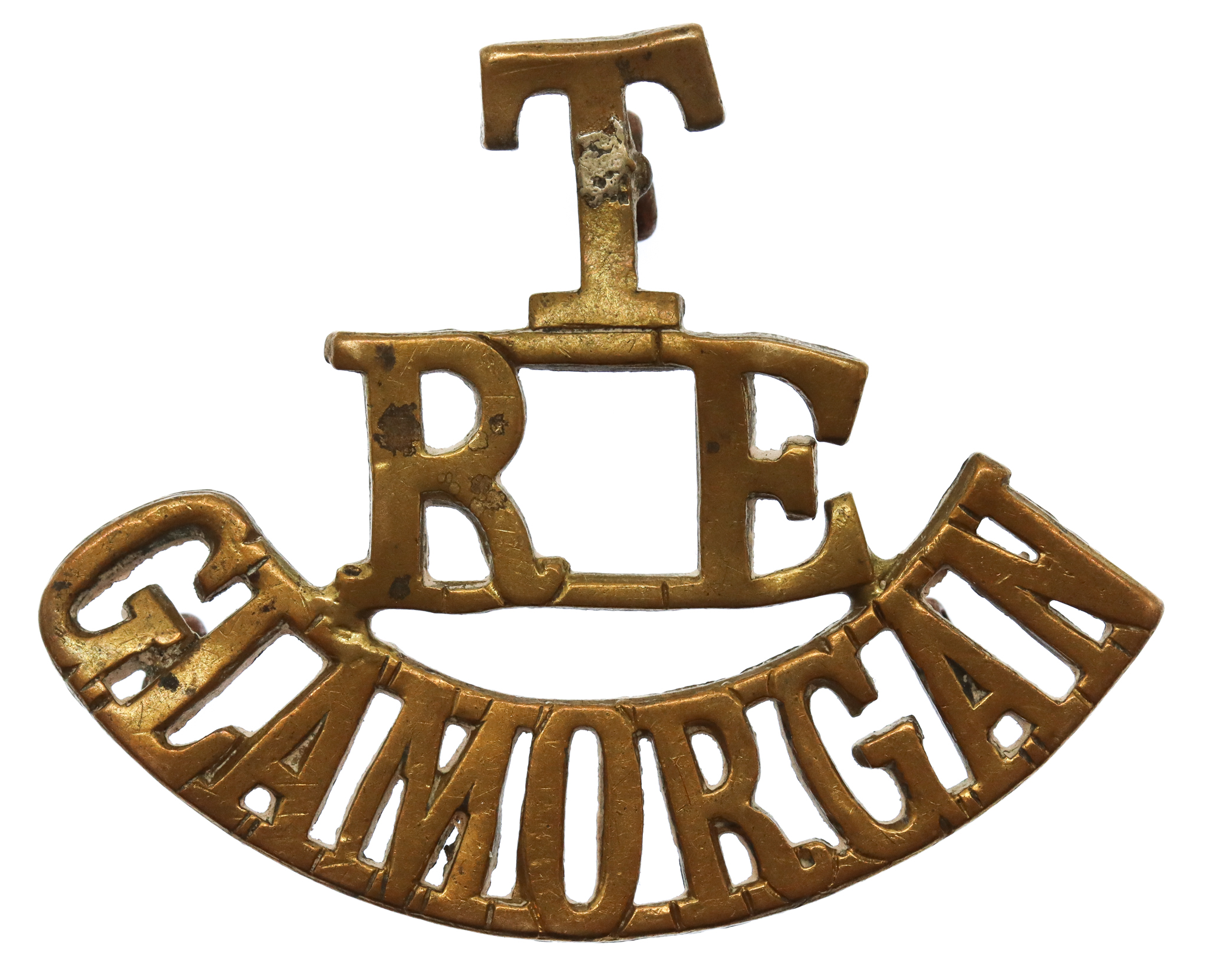 Royal Engineers Glamorgan Territorials (T/RE/GLAMORGAN) Shoulder Title
