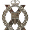 London Territorials Anodised (Staybrite) Cap Badge - Queen's Crown