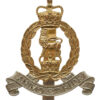 Adjutant General Corps Anodised (Staybrite) Cap Badge - Queen's Crown