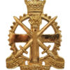 Army Apprentices School Anodised (Staybrite) Cap Badge - Queen's Crown