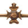 King's Royal Rifle Corps (K.R.R.C.) 9ct Gold Sweetheart Brooch/Tie Pin