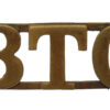 Bank Top Cadets (B.T.C.) Shoulder Title