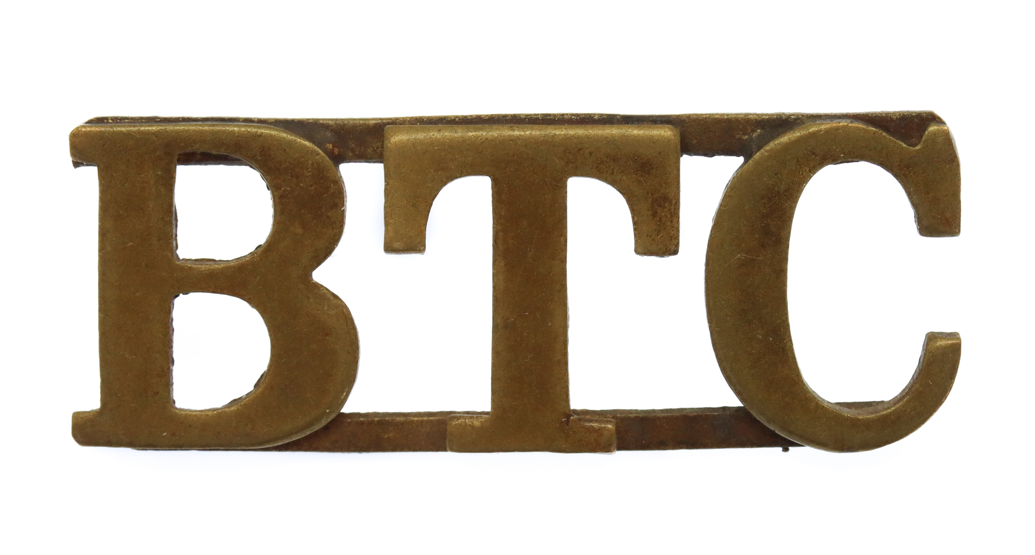 Bank Top Cadets (B.T.C.) Shoulder Title