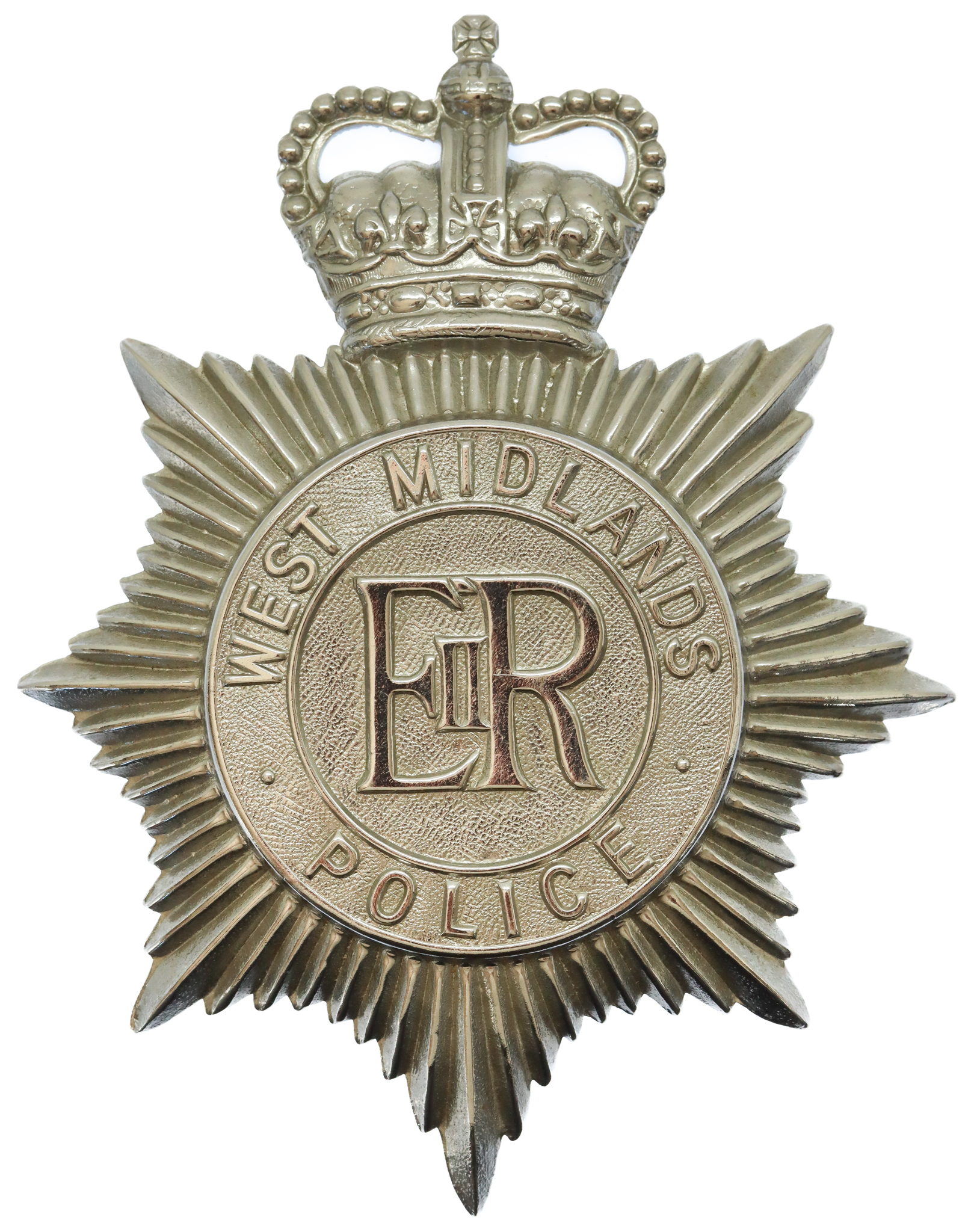 West Midlands Police Helmet Plate - Queen's Crown