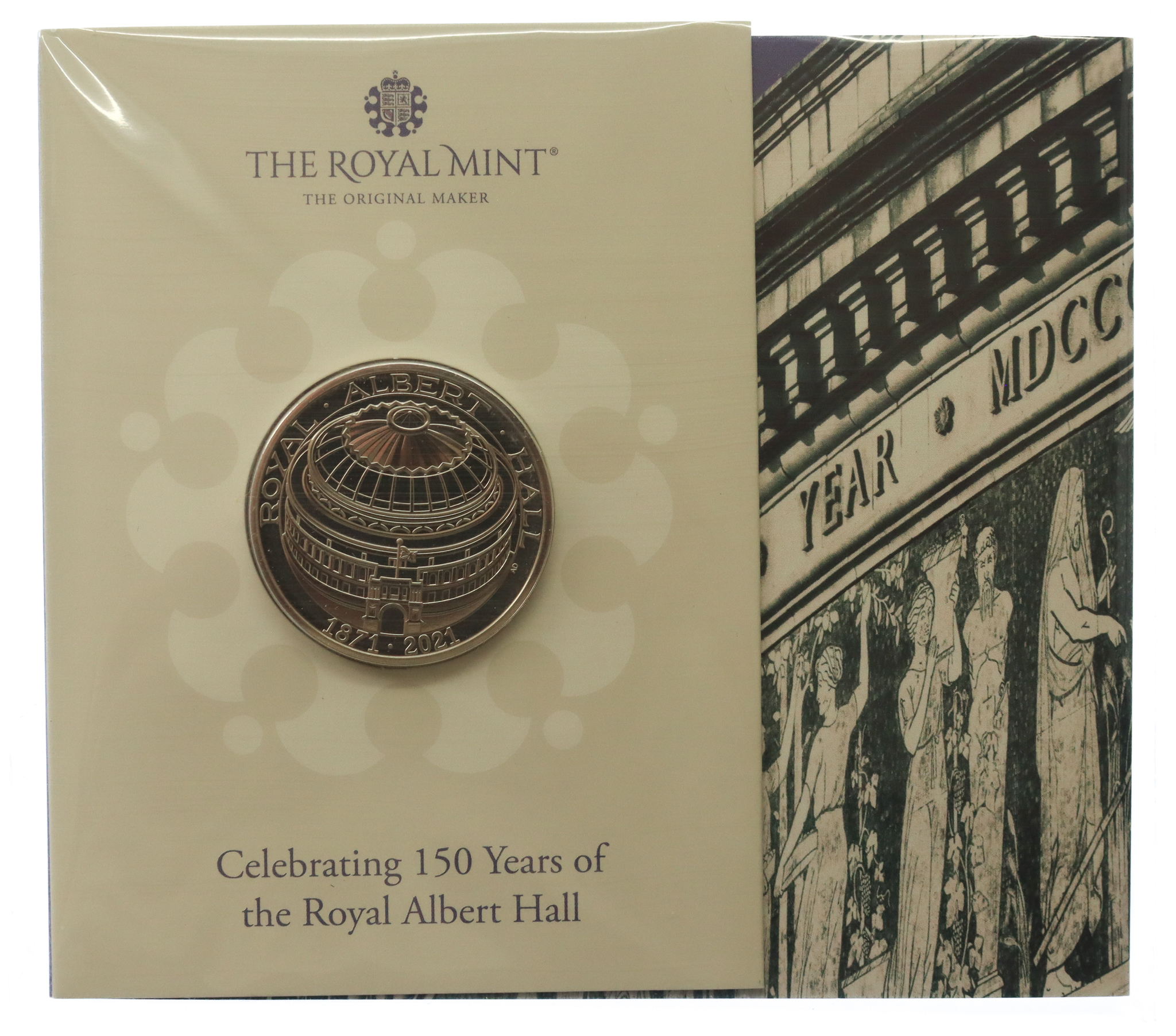 Royal Mint 2021 The 150th Anniversary of the Royal Albert Hall UK £5 Brilliant Uncirculated Coin