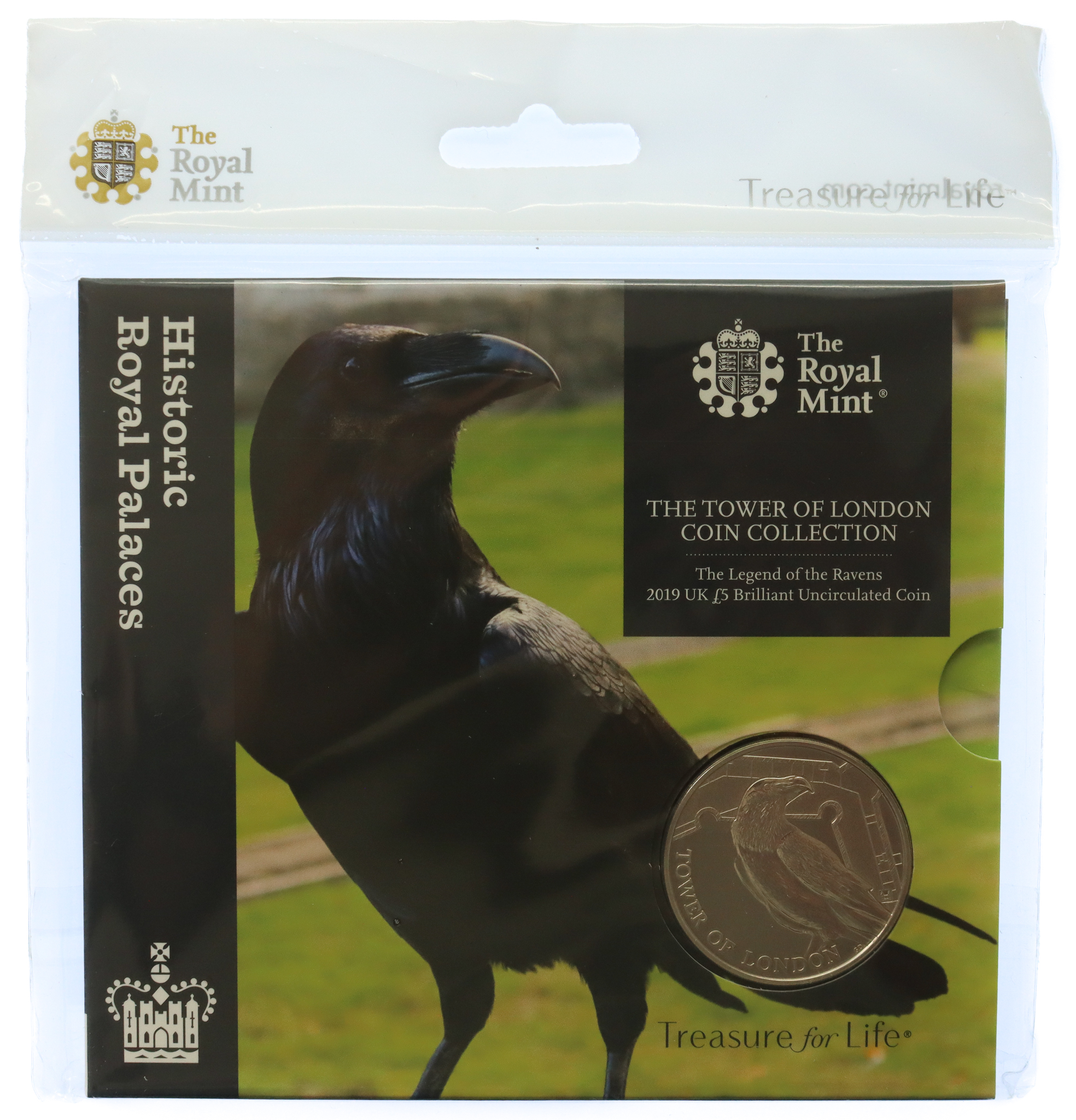 Royal Mint Tower of London Collection - Legend of the Ravens 2019 UK £5 Brilliant Uncirculated Coin