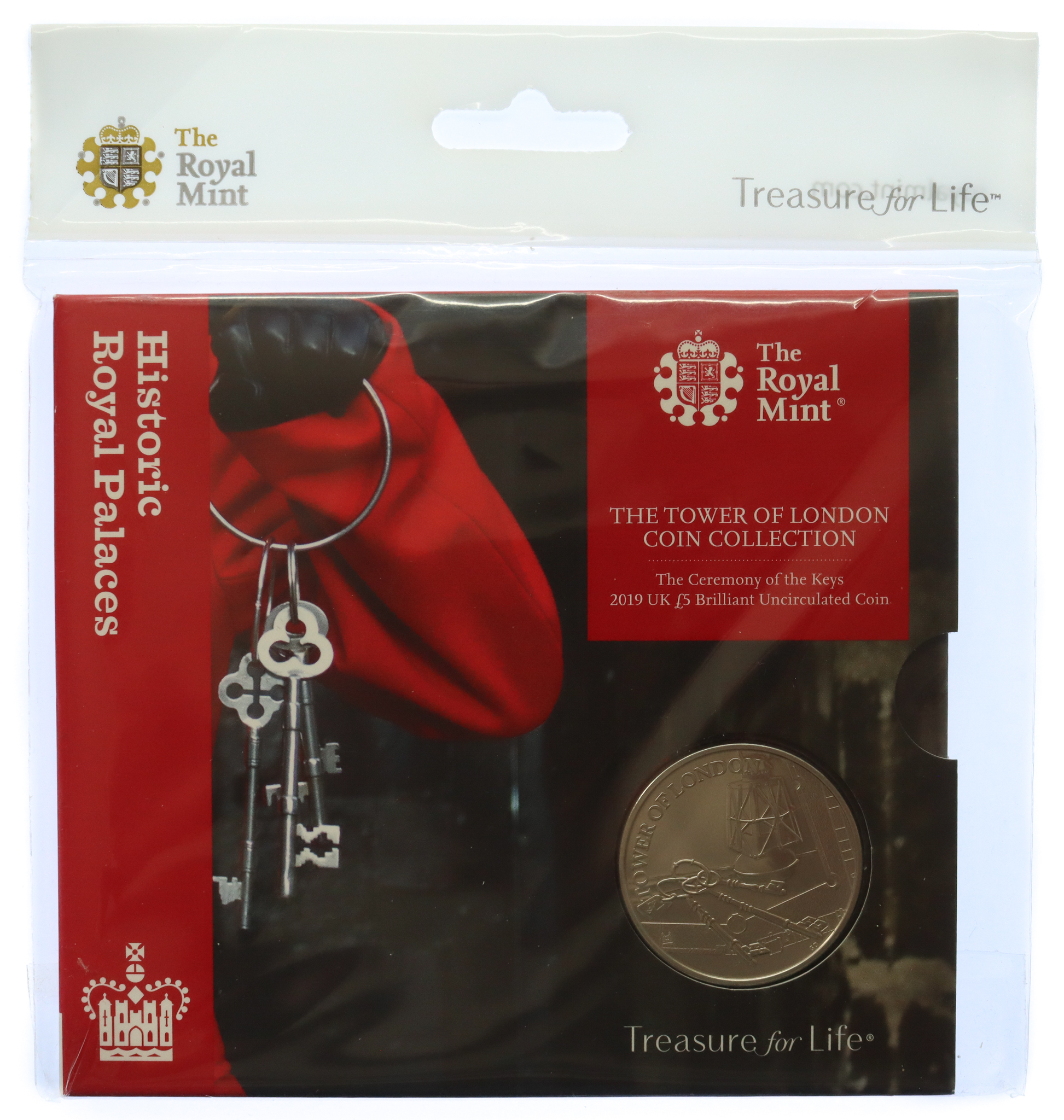 Royal Mint Tower of London Collection - Ceremony of the Keys 2019 UK £5 Brilliant Uncirculated £5 Coin 