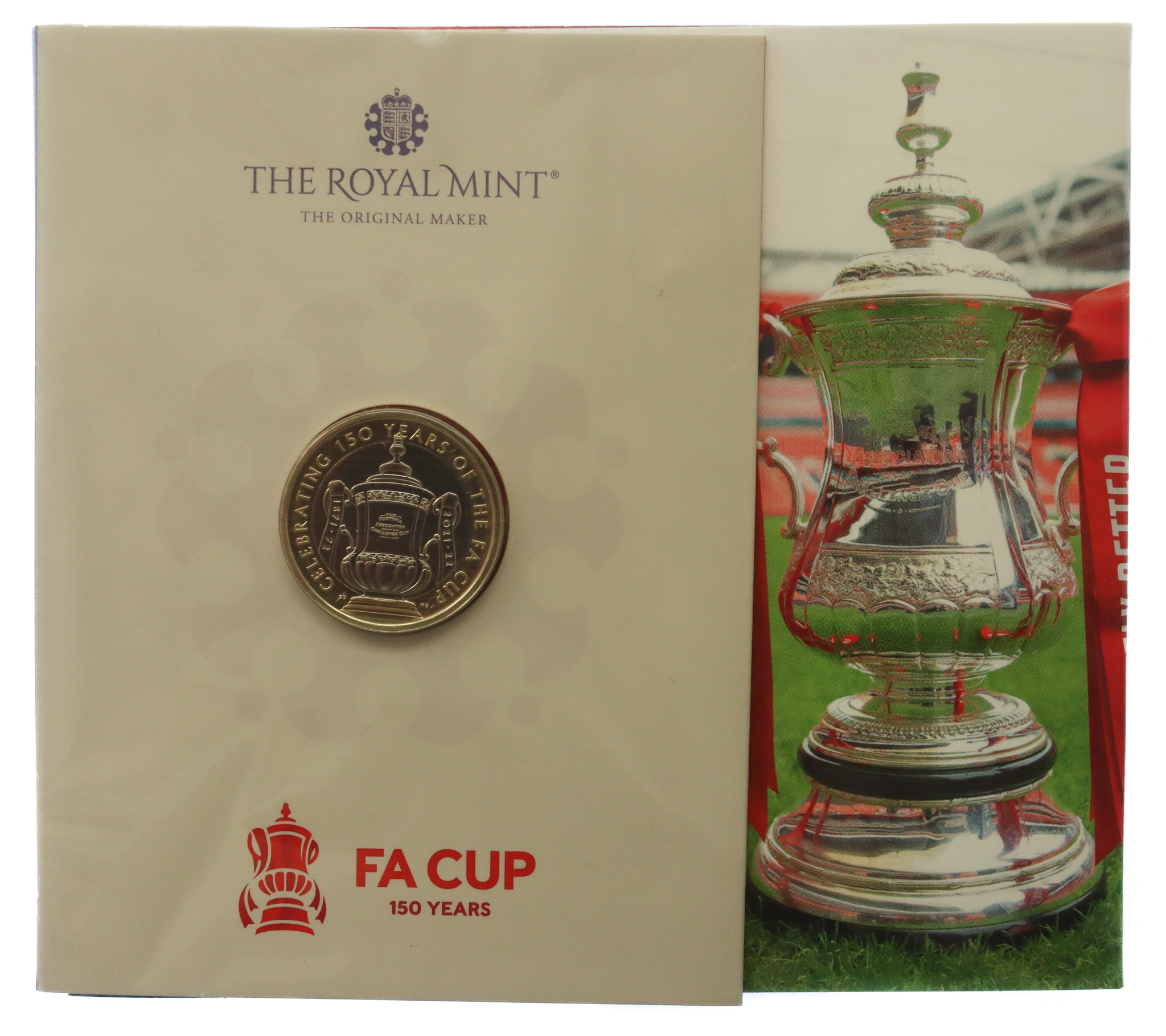 Royal Mint The 150th Anniversary of the FA Cup 2022 UK £2 Brilliant Uncirculated Coin