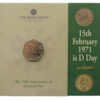 Royal Mint 50th Anniversary of Decimal Day 2021 UK 50p Brilliant Uncirculated Coin