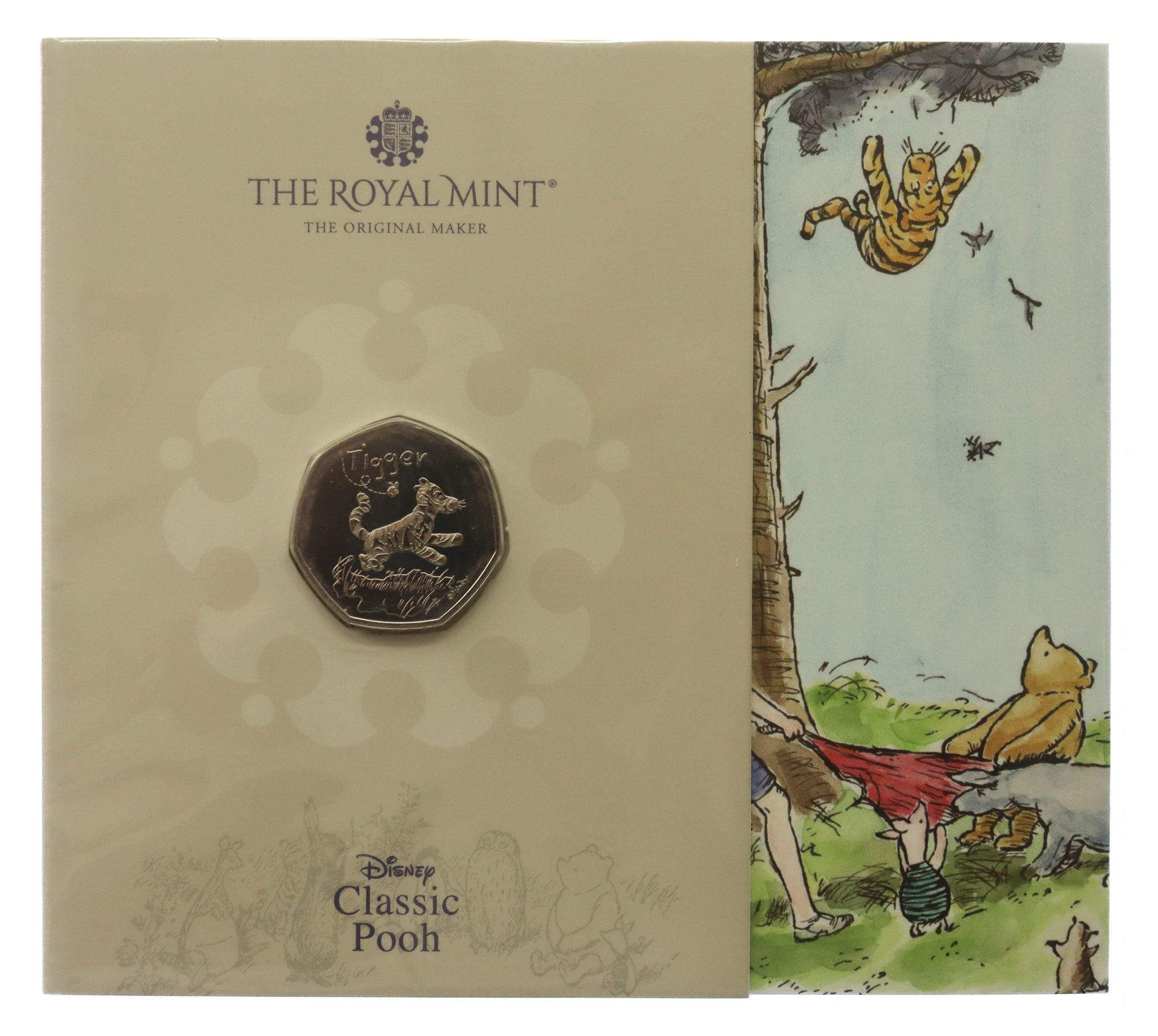 Royal Mint Classic Pooh Series - Tigger 2021 UK 50p Brilliant Uncirculated Coin
