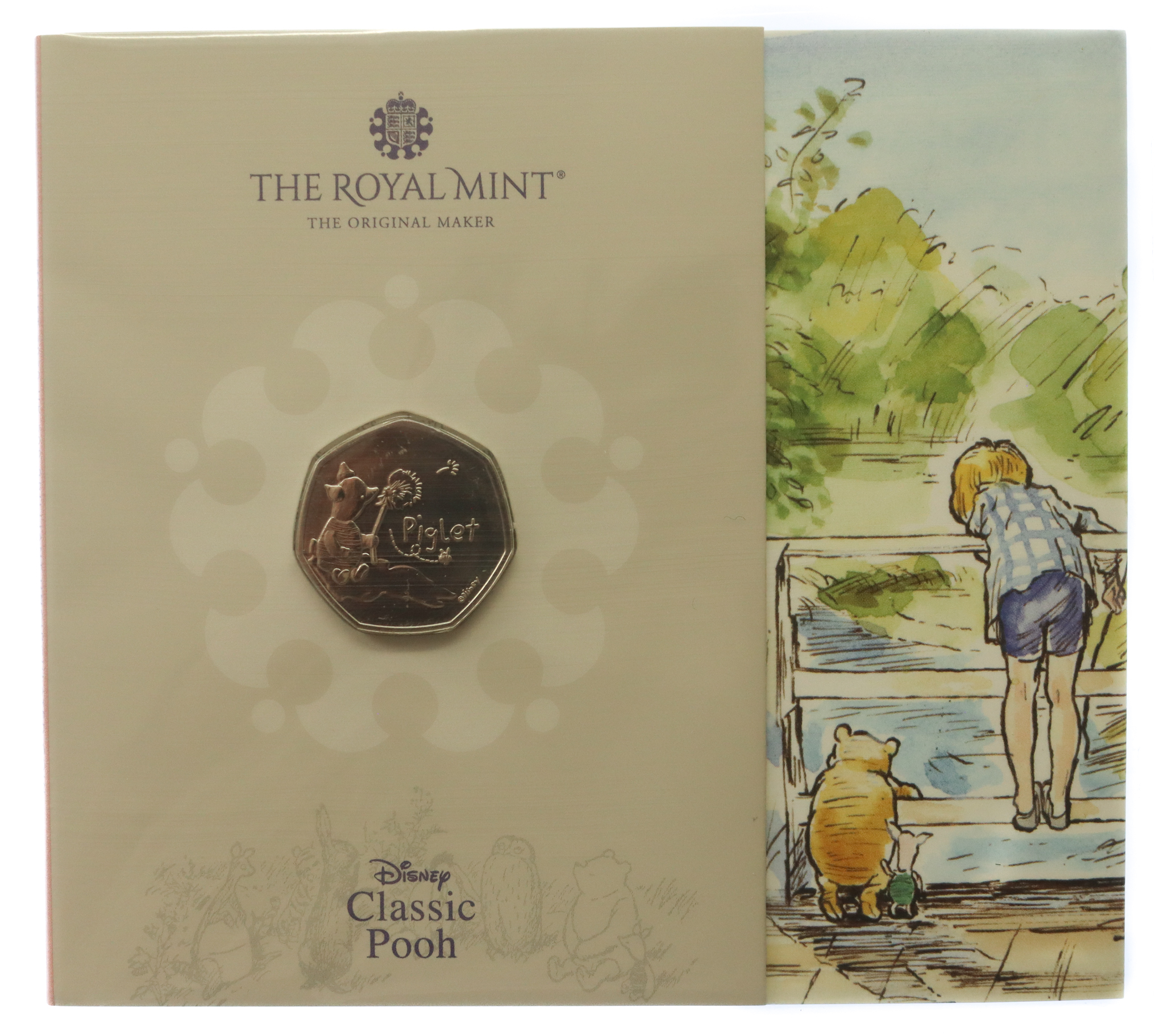 Royal Mint Classic Pooh Series - Piglet 2020 UK 50p Brilliant Uncirculated Coin