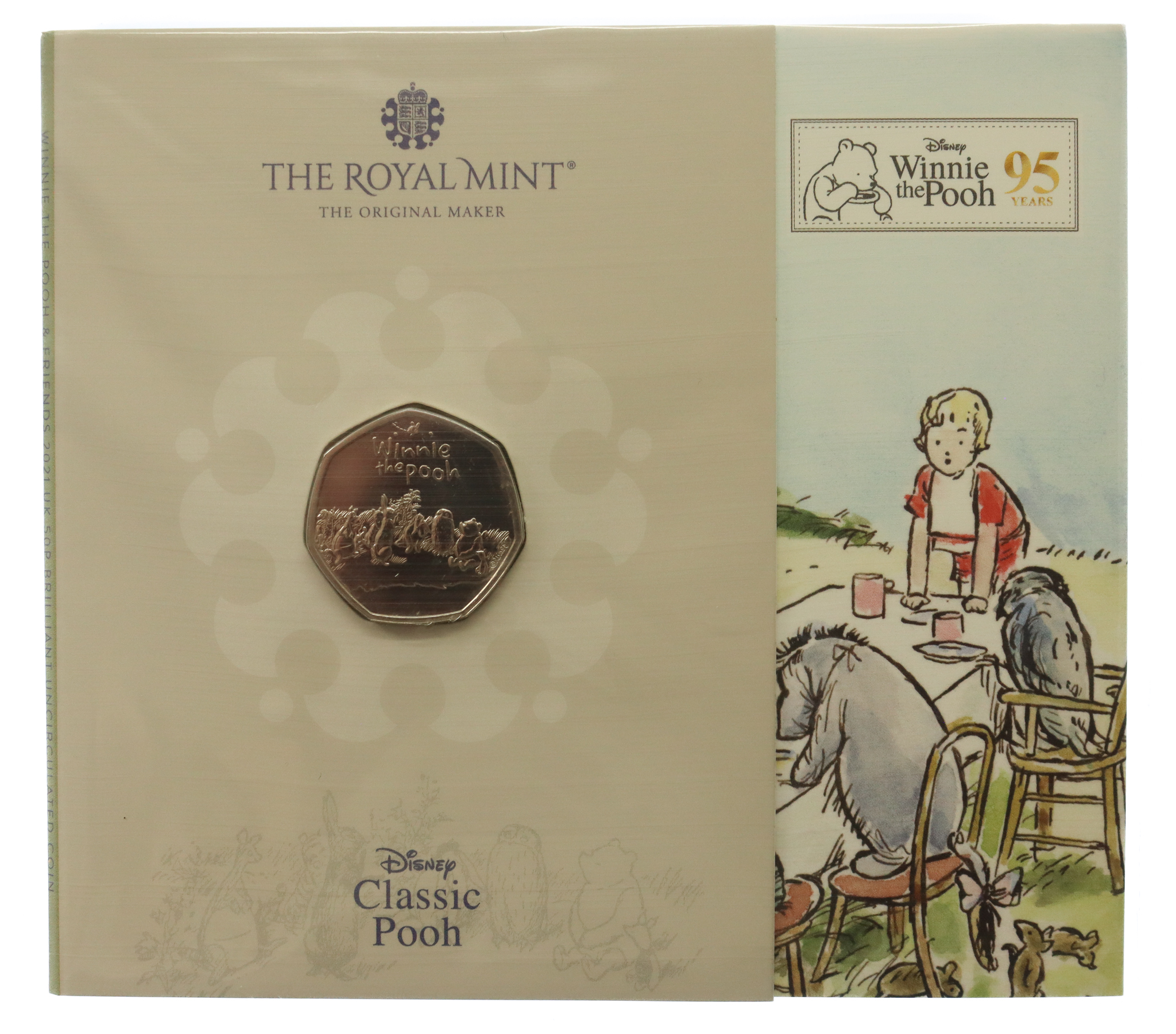 Royal Mint Classic Pooh Series - Winnie the Pooh & Friends 2021 UK 50p Brilliant Uncirculated Coin