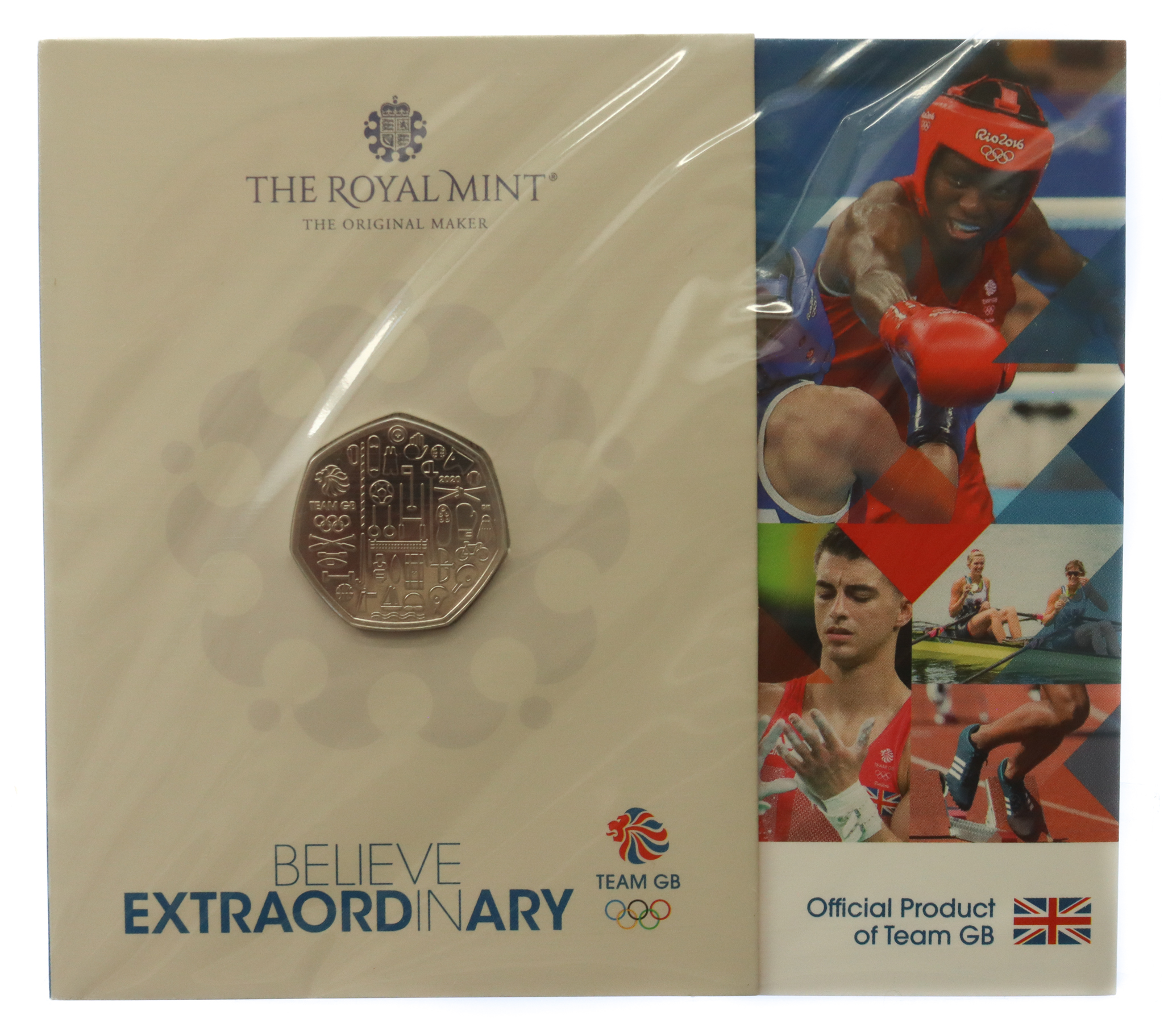 Royal Mint Team GB 2021 (Tokyo Olympics) UK 50p Brilliant Uncirculated Coin