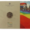 Royal Mint 2022 'Celebrating 50 Years of Pride' UK Brilliant Uncirculated 50p Coin