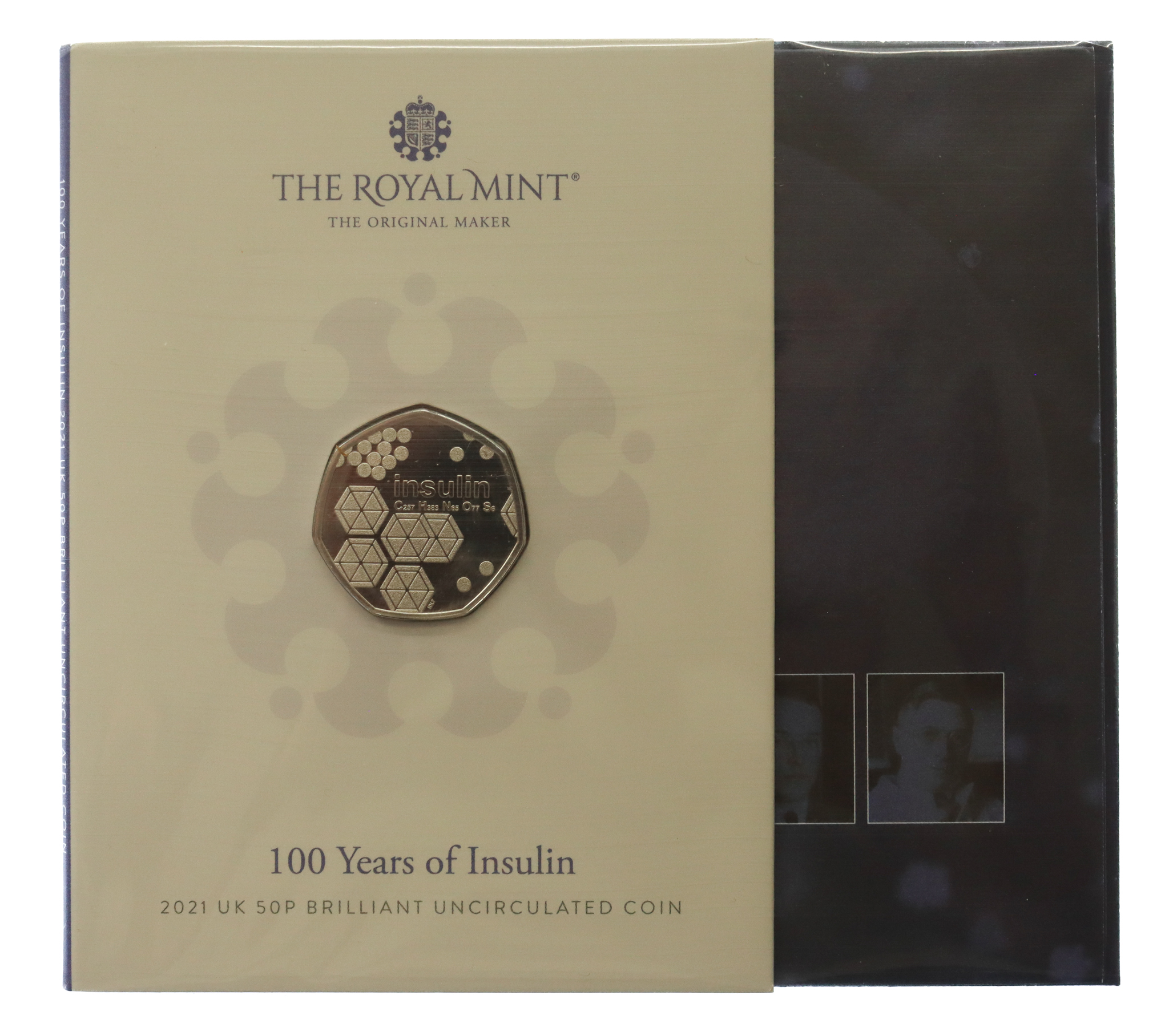 Royal Mint 100 Years of Insulin 2021 UK 50p Brilliant Uncirculated Coin 