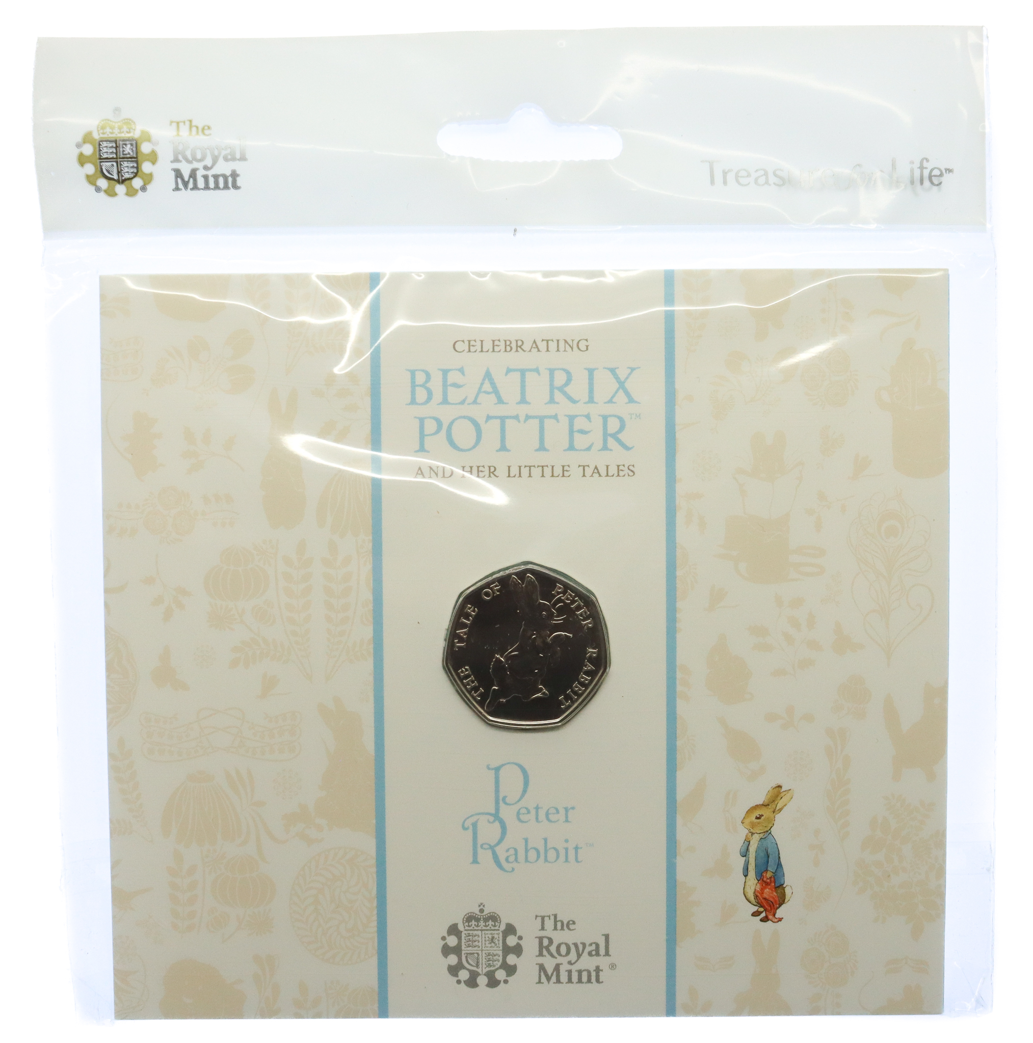 Royal Mint Peter Rabbit 2017 UK 50p Brilliant Uncirculated Coin