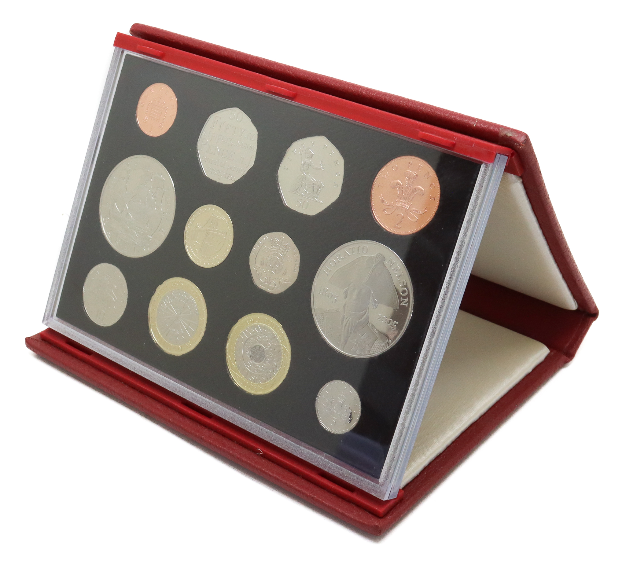 2005 Royal Mint United Kingdom Deluxe Annual Proof Coin Collection