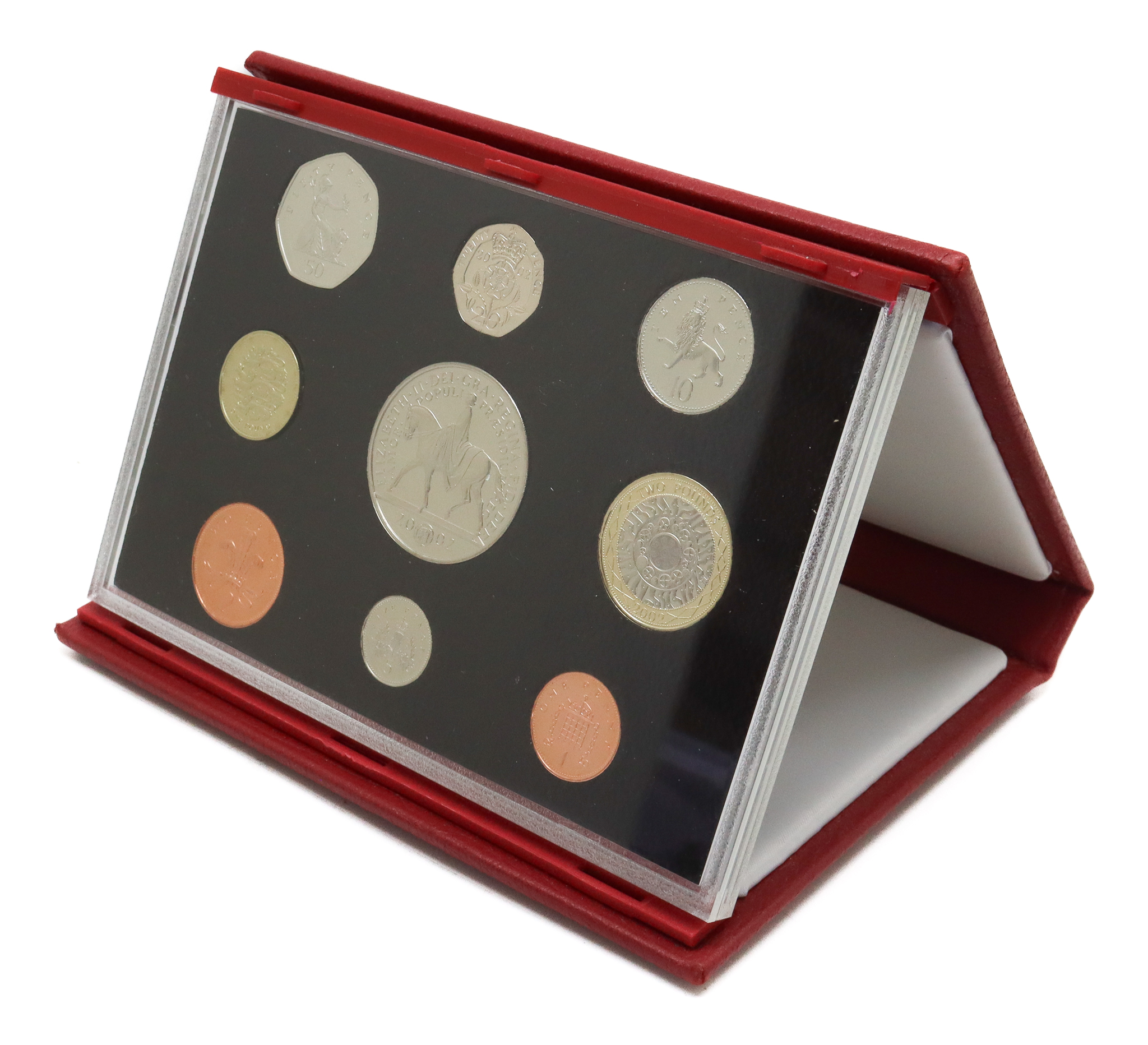  2002 Royal Mint United Kingdom Deluxe Annual Proof Coin Collection