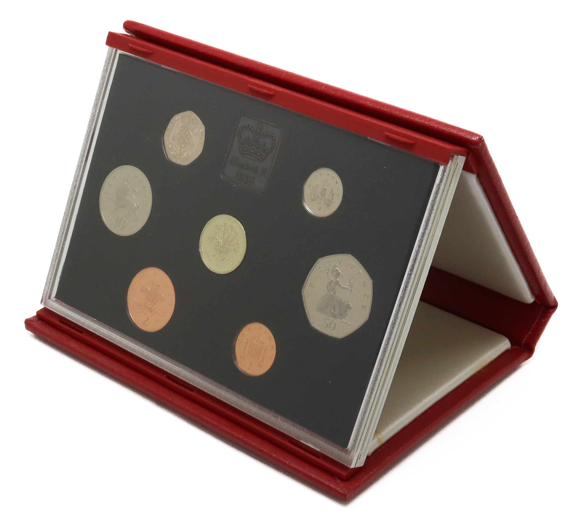 1991 Royal Mint Deluxe United Kingdom Annual Proof Coin Collection 
