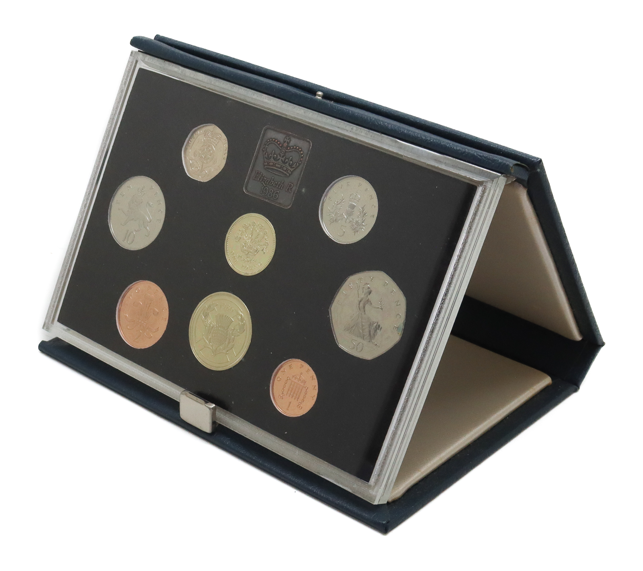 1986 Royal Mint United Kingdom Annual Proof Coin Collection 
