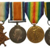 WW1 1914-15 Star Trio and Territorial Efficiency Medal Group of Four - Pte. F.A. Hand, Somerset Light Infantry