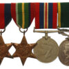 WW2 Far East Prisoner of War Territorial Efficiency Medal Group of Four - Pte. W. Sheldrake, 5th Bn. Suffolk Regiment