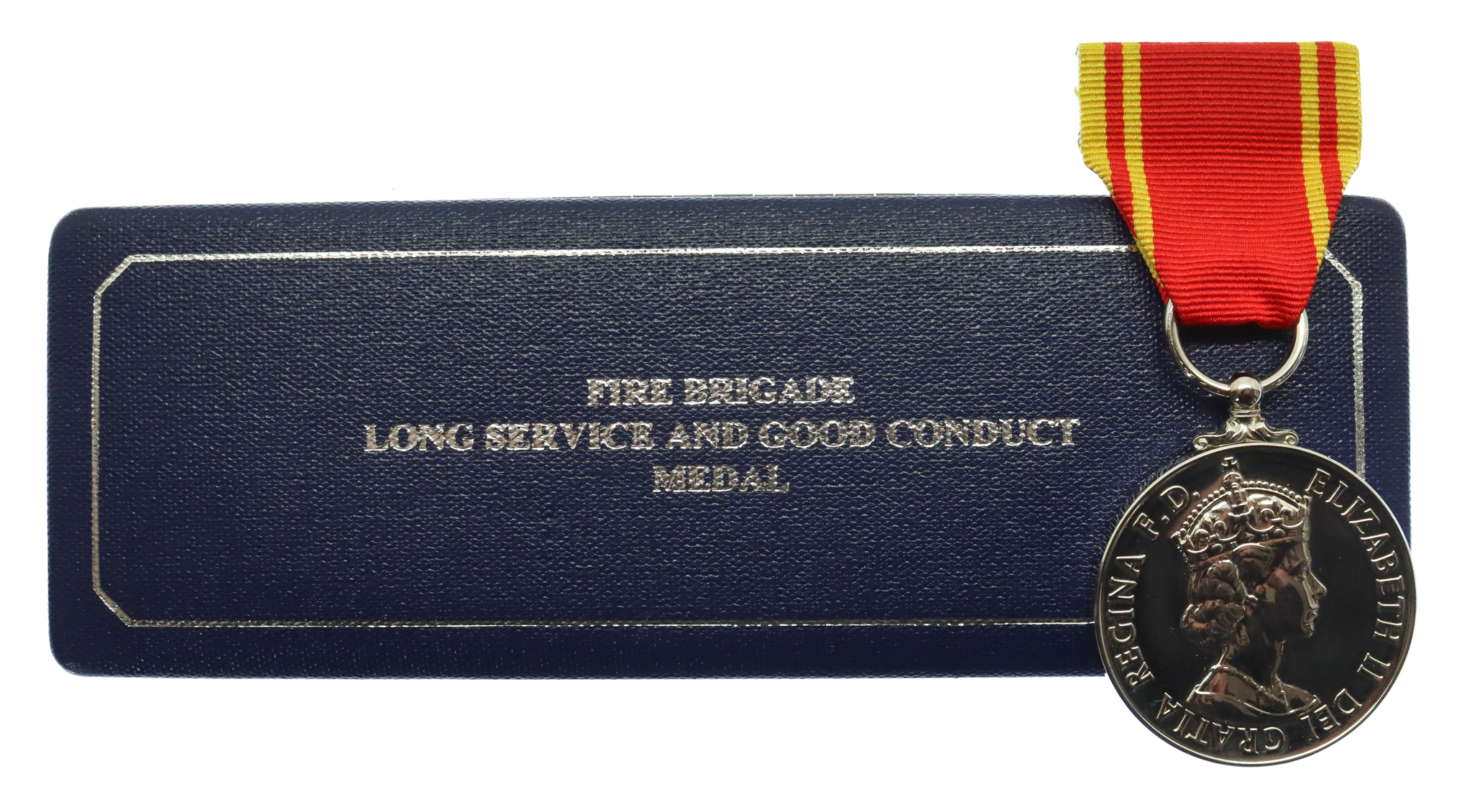 EIIR Fire Brigade Long Service & Good Conduct Medal - Robert E. North