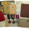 WW2 Far East Prisoner of War Medal Group of Three with Original Service Book, Letters & Documents - Pte. S.D. Baker, 1st/5th Sherwood Foresters (Notts & Derby Regiment)