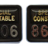 Pair of Special Constabulary Plastic Epaulette Badges