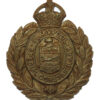 Blackpool Special Constabulary White Metal Wreath Cap Badge - King's Crown