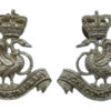 Pair of Buckinghamshire Constabulary Collar Badges - Queen's Crown