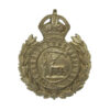 Berkshire Constabulary White Metal Collar Badge - King's Crown