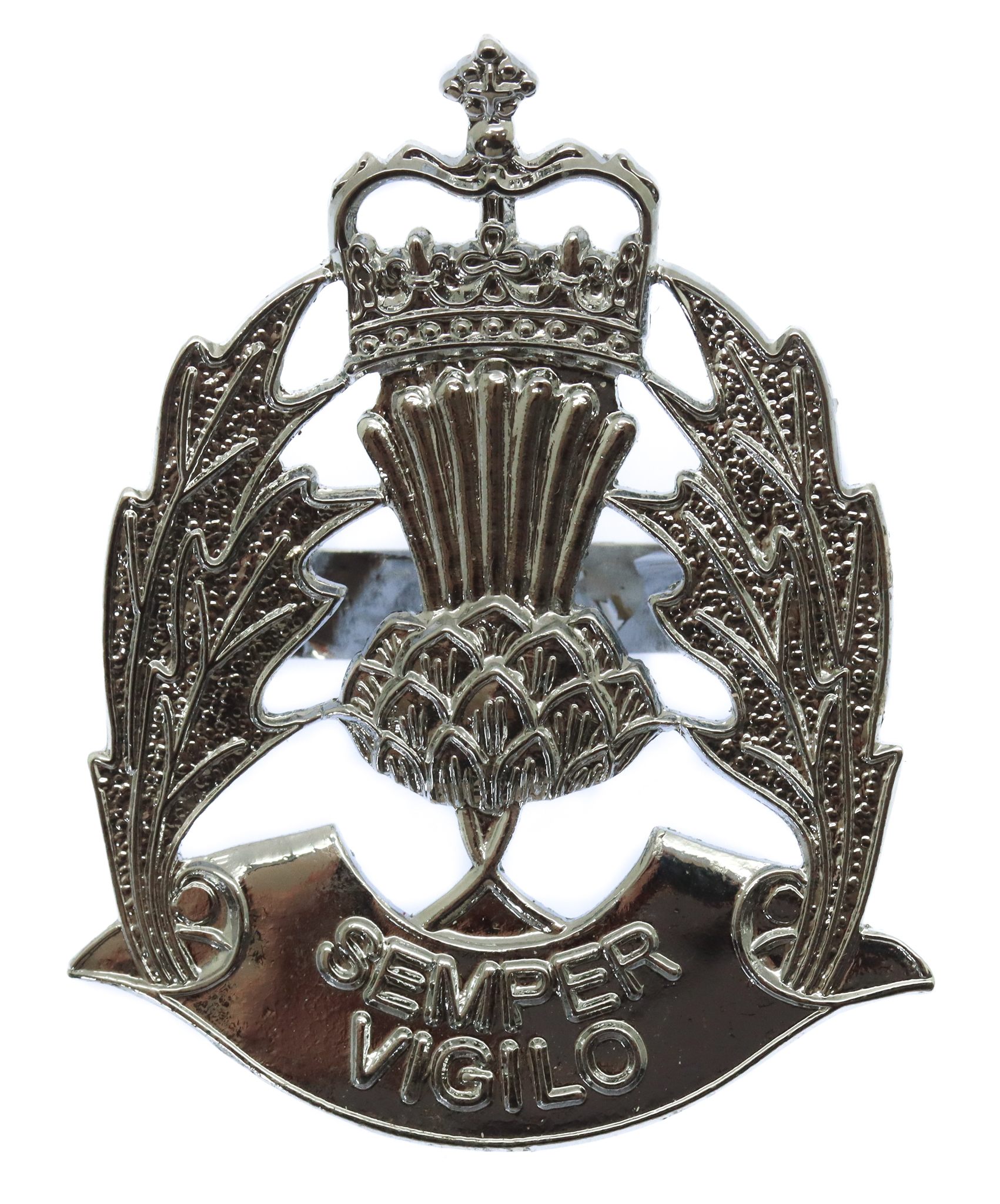 Scottish Police Forces Cap Badge - Queen's Crown