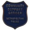 Metropolitan Police Community Support Officer Enamelled Cap Badge