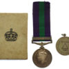 General Service Medal (Clasp - Palestine 1945-48) - Pte. A.E. Allen, Royal Army Ordnance Corps