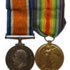 WW1 British War & Victory Medal Pair - Pte. J. Kempshall, Royal Sussex Regiment