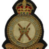 Royal Air Force (R.A.F.) Regiment Bullion Blazer Badge - King's Crown