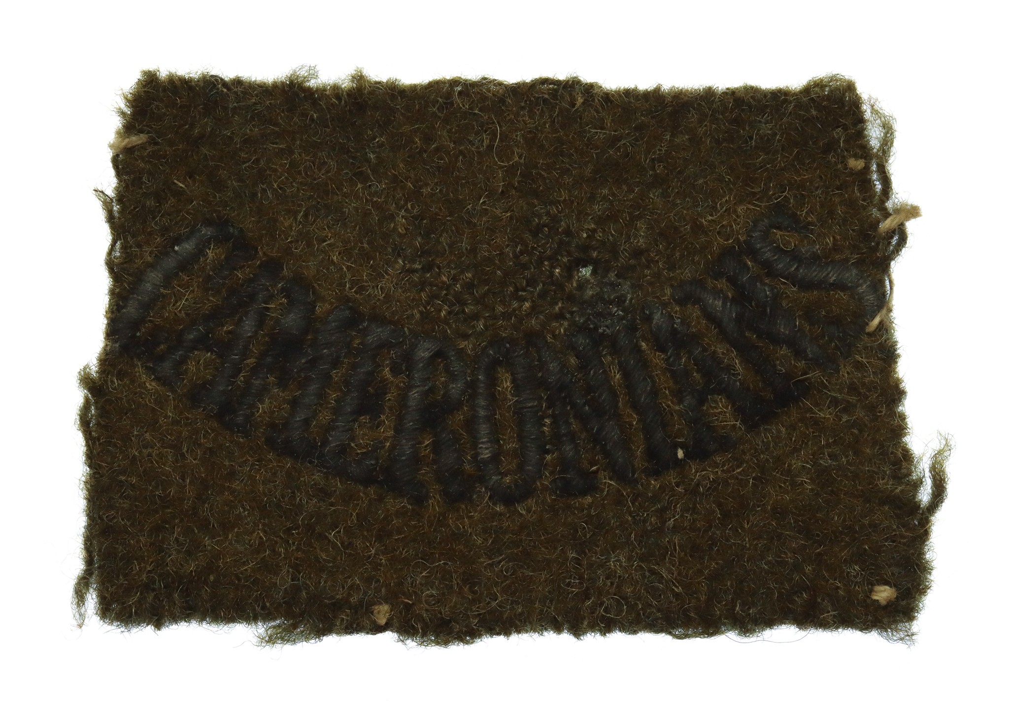 Cameronians The Scottish Rifles (CAMERONIANS) WW2 Cloth Shoulder Title