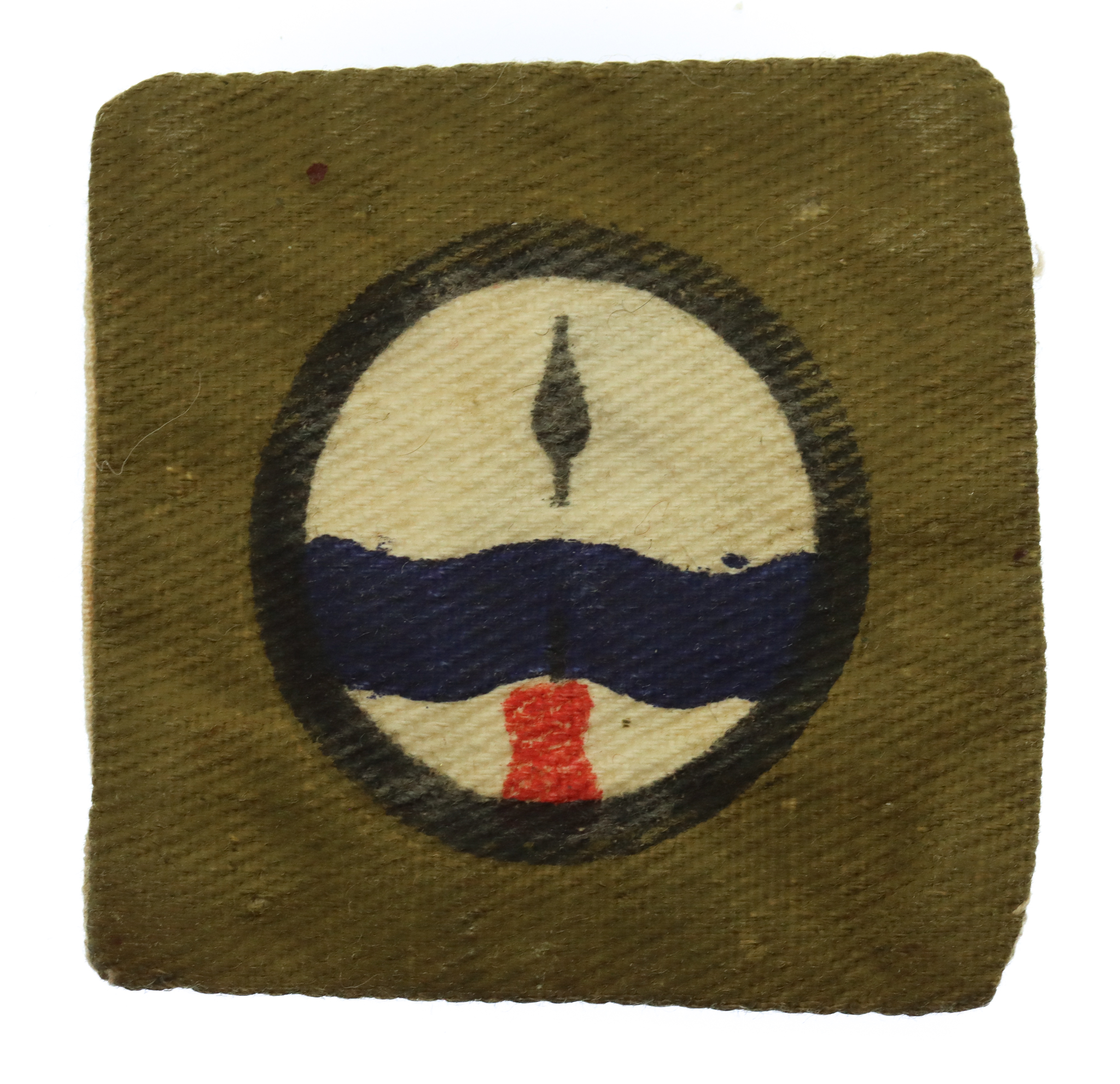 Indian 202nd (Assam) L of C Area Printed Formation Sign