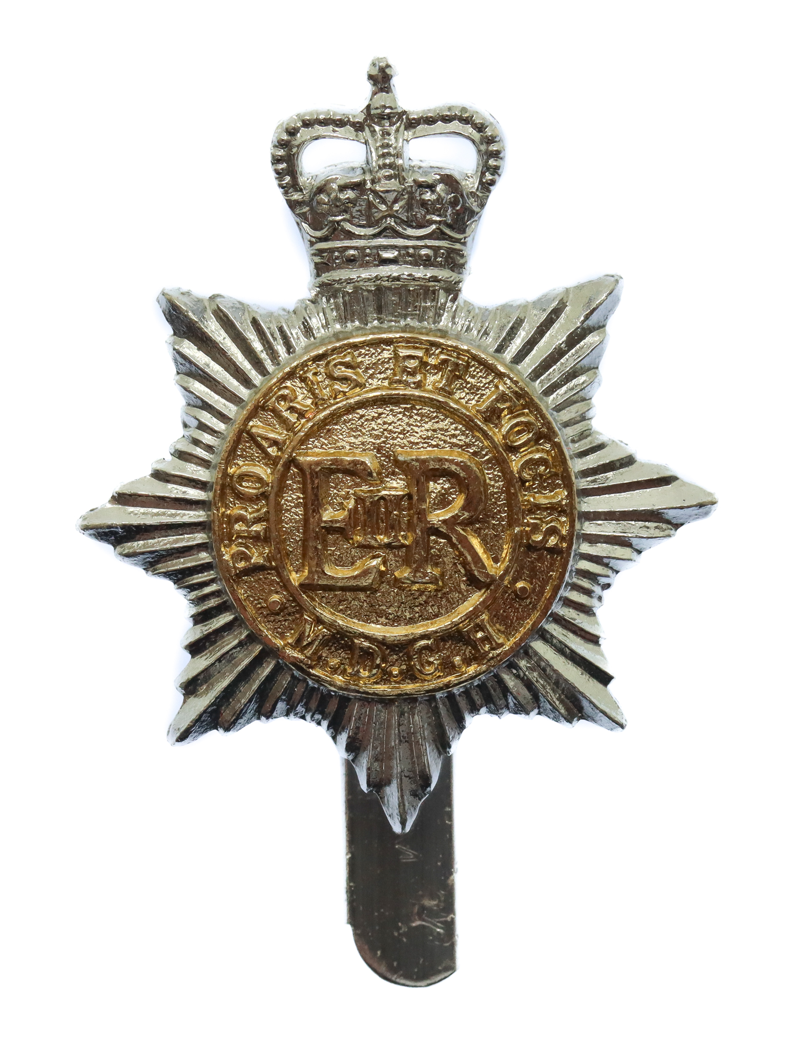 Middlesex Yeomanry Anodised (Staybrite) Cap Badge 