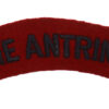 591st Independent Field Squadron Royal Engineers (THE ANTRIMS) Cloth Shoulder Title