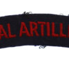 Royal Artillery (ROYAL ARTILLERY) Cloth Shoulder Title
