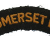 Somerset Light Infantry (SOMERSET L.I.) Cloth Shoulder Title