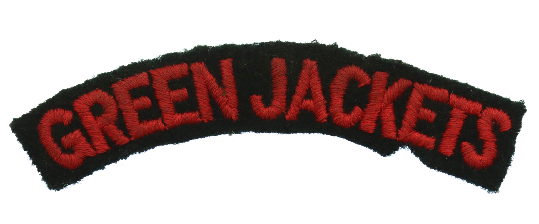 Royal Green Jackets (GREEN JACKETS) Cloth Shoulder Title