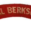 Royal Berkshire Regiment (ROYAL BERKSHIRE) Cloth Shoulder Title