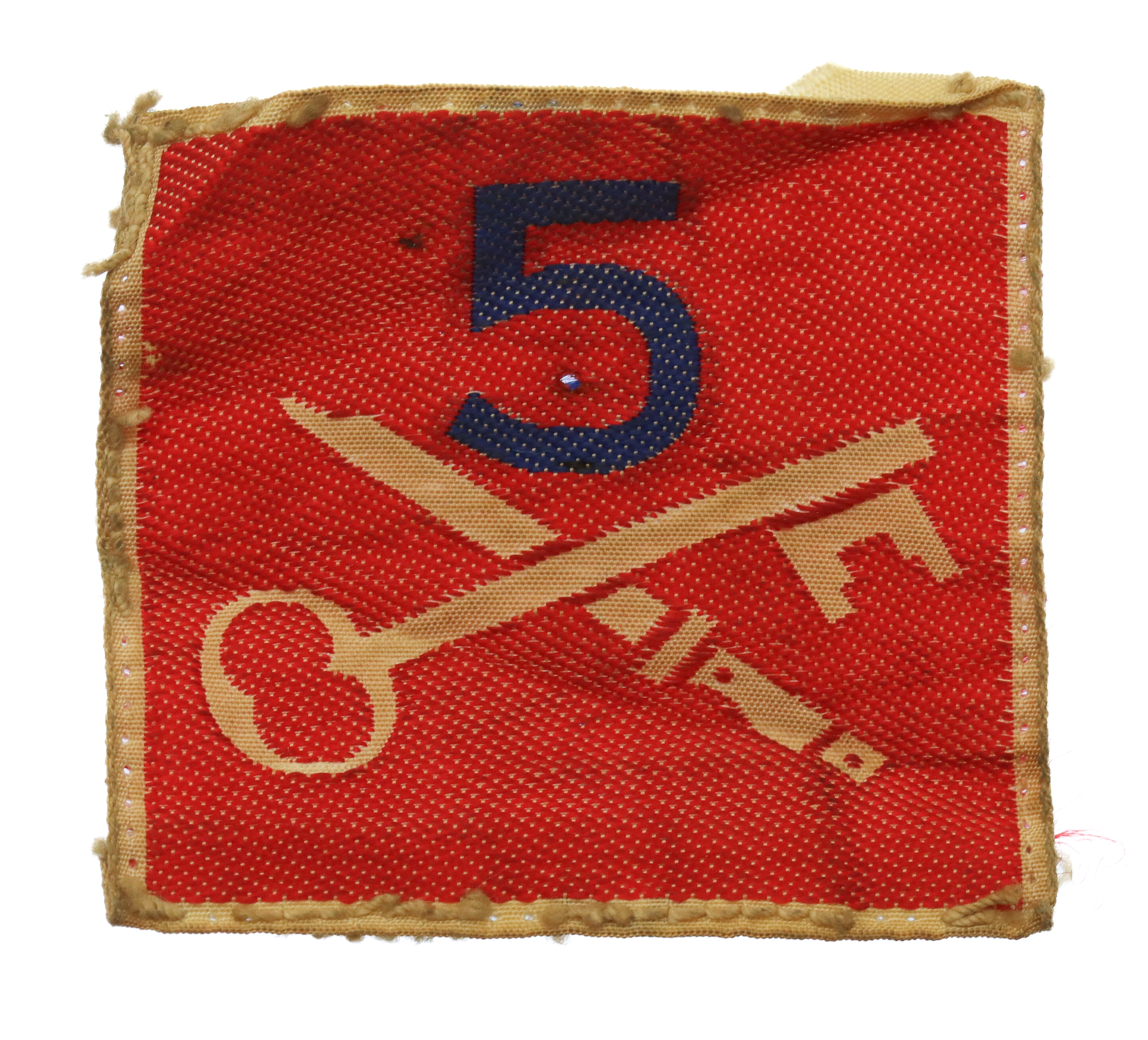 5th Infantry Brigade Silk Embroidered Formation Sign