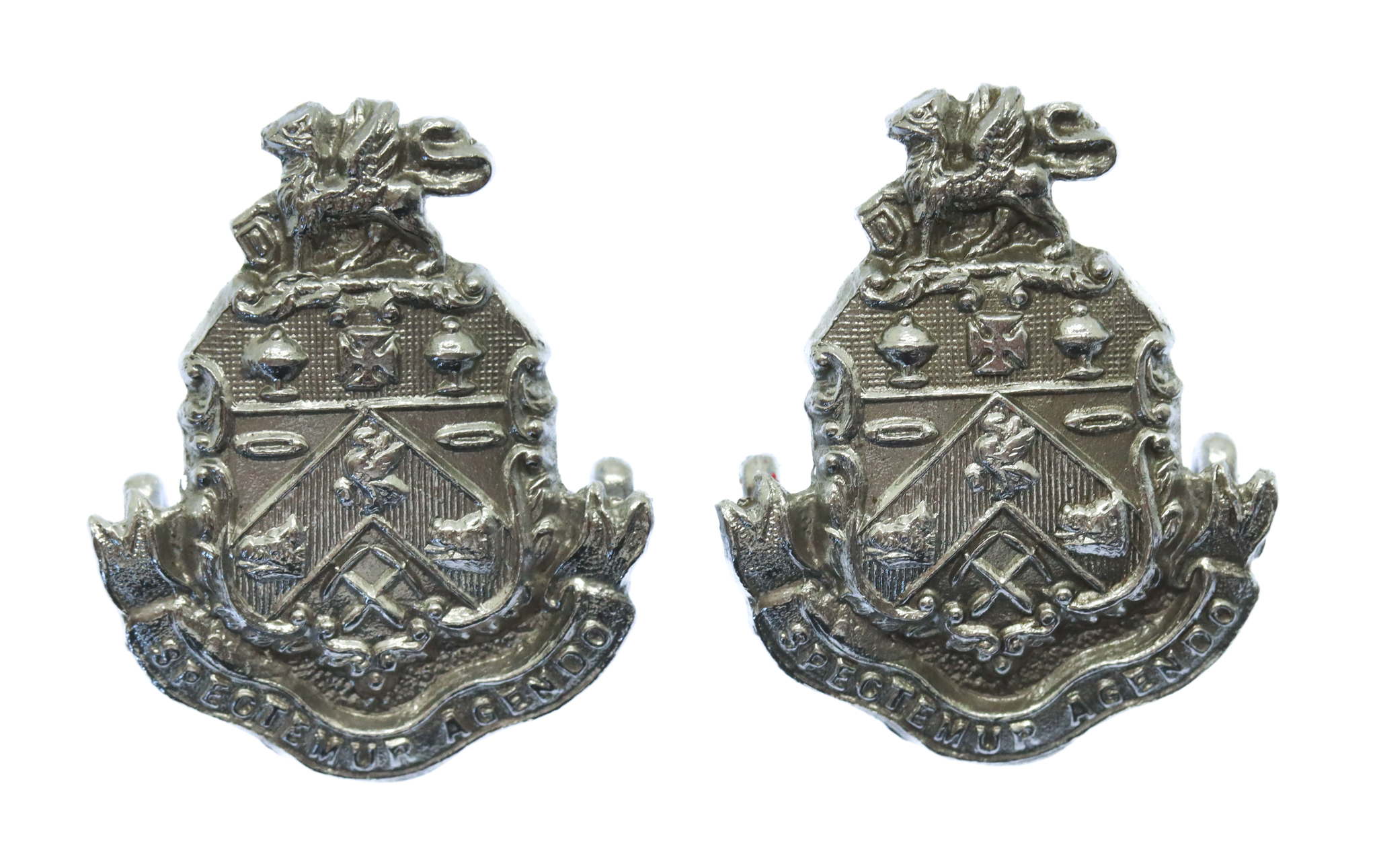 Pair of Barnsley Borough Police Collar Badges