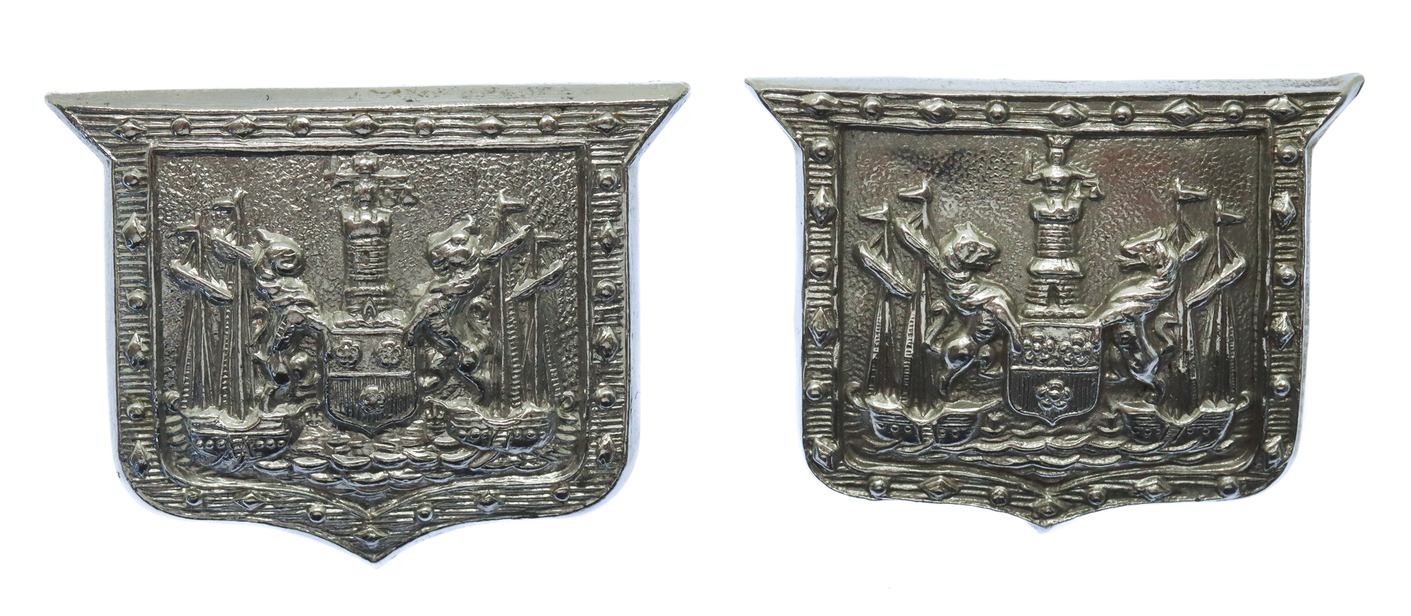 Pair of Southampton Police Collar Badges
