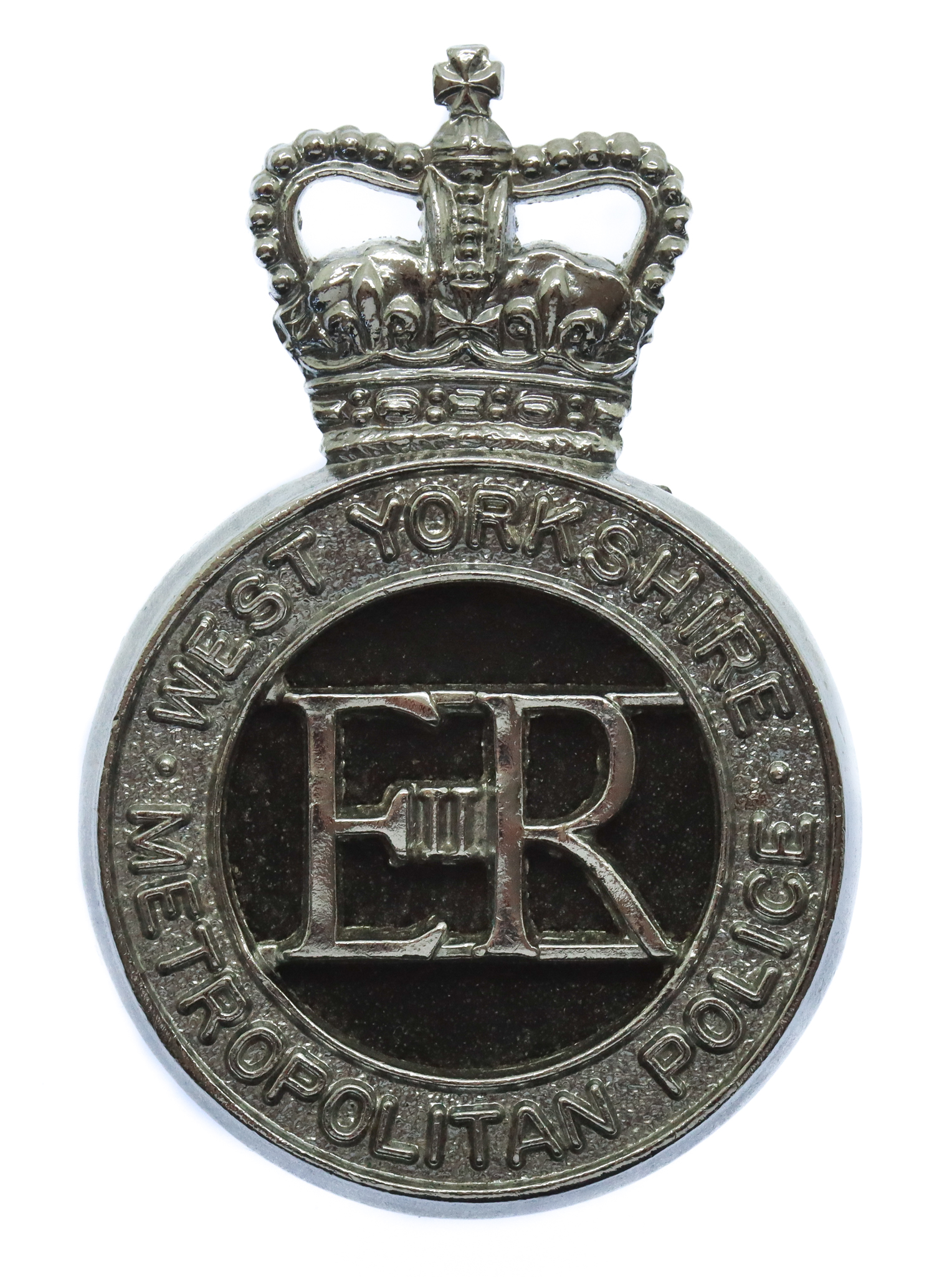 West Yorkshire Metropolitan Police Cap Badge - Queen's Crown